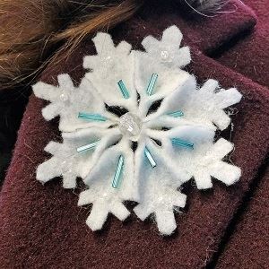 Snowflake Brooch