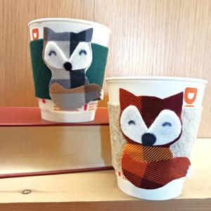 Autumn Fox Coffee Sleeves